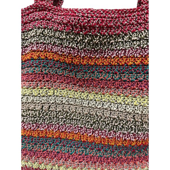 The Sak Sunset Stripe Classics Tote Purse Bag Iris Large Smartphone Wallet - Picture 2 of 12